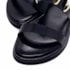 Tamanco Flat Baixa Lu Rezende Feminino Preto