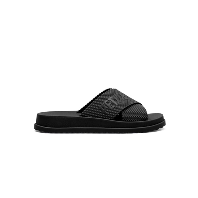 Tamanco Flat Baixa Petite Jolie Feminino Preto