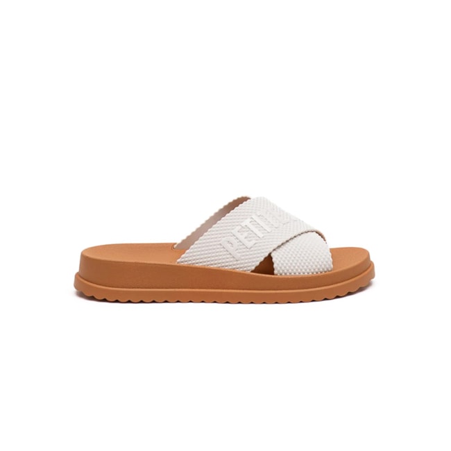 Tamanco Flat Baixa Petite Jolie Feminino White