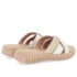 Tamanco Flat Baixa Usaflex Feminino Marfim