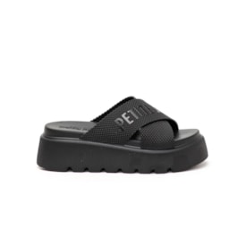 Tamanco Flat Média Petite Jolie Feminino Preto