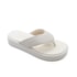 Tamanco Flat Médio Moleca Feminino Branco Off