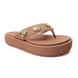 Tamanco Flat Moleca Feminino Nude