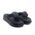 Tamanco Flat Plataforma Moleca Feminino Preto