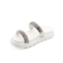 Tamanco Flat Rasteira Vizzano Feminino Branco Off