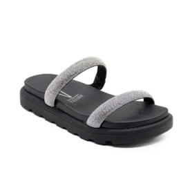 Tamanco Flat Rasteira Vizzano Feminino Preto