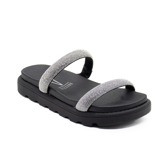 Tamanco Flat Rasteira Vizzano Feminino Preto