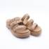Tamanco Flat Vizzano Feminino Camel