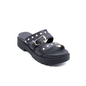 Tamanco Flat Vizzano Feminino Preto