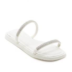 Tamanco Flatform Baixa Danny Feminino Off White