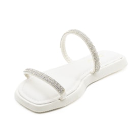 Tamanco Flatform Baixa Danny Feminino Off White