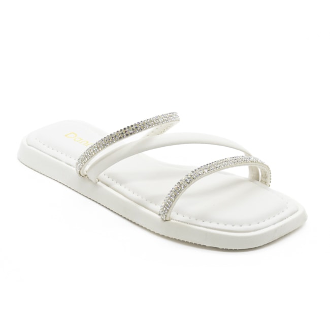 Tamanco Flatform Baixa Danny Feminino Off White