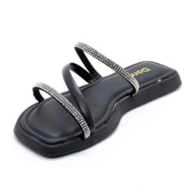 Tamanco Flatform Baixa Danny Feminino Preto