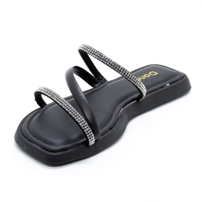 Tamanco Flatform Baixa Danny Feminino Preto