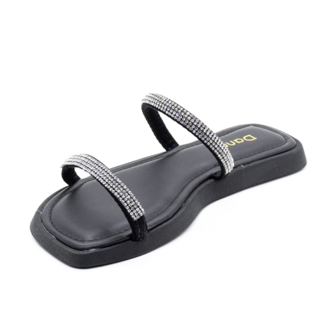 Tamanco Flatform Baixa Danny Feminino Preto