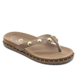 Tamanco Flatform Baixo Lu Rezende Feminino Capuccino