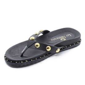 Tamanco Flatform Baixo Lu Rezende Feminino Preto