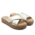 Tamanco Flatform Medio Moleca Feminino Dourado