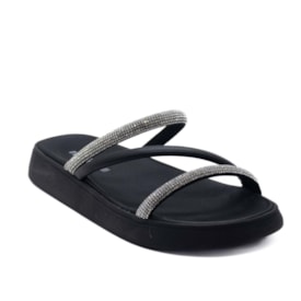 Tamanco Flatform Papete Moleca Feminino Cristal