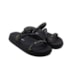 Tamanco Flatform Papete Moleca Feminino Multi Preto