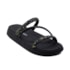 Tamanco Flatform Papete Moleca Feminino Multi Preto