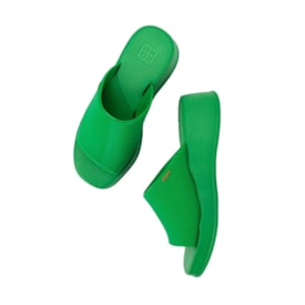 Tamanco Flatform Zaxy Feminino Verde