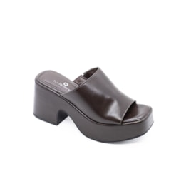 Tamanco Lu Rezende Feminino Marrom