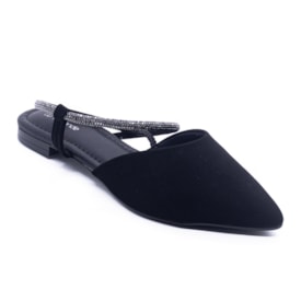 Tamanco Mulle Salto Baixo Lu Rezende Feminino Preto