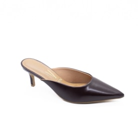 Tamanco Mulle Salto Baixo Vizzano Feminino Cacau