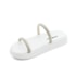 Tamanco Papete Moleca Feminino Creme