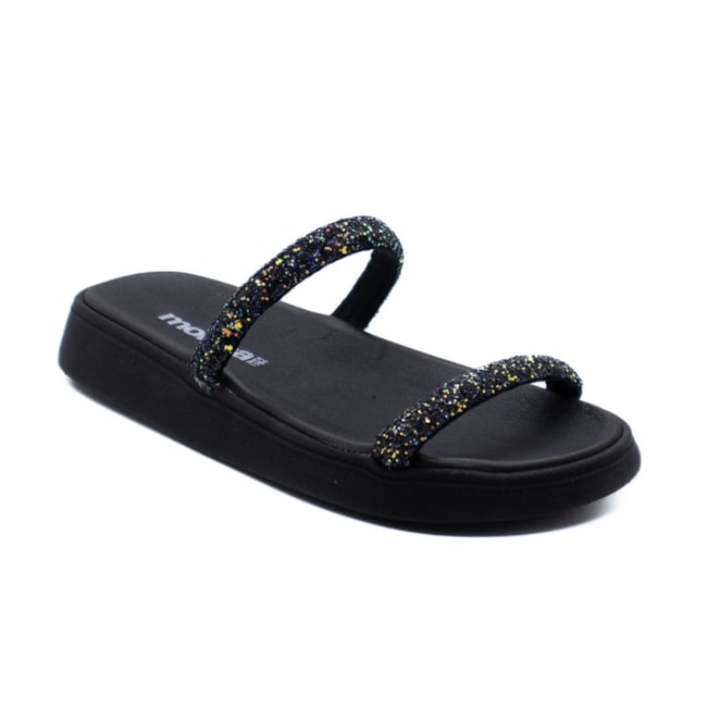Tamanco Papete Moleca Feminino Multi Preto