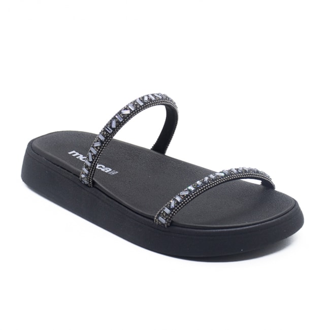 Tamanco Papete Moleca Feminino Preto