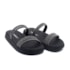 Tamanco Plataforma Moleca Flat Feminino Black Diamond