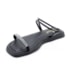 Tamanco Rasteira Flatform Baixa Danny Feminino Preto