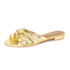 Tamanco Rasteira Floramor Feminino Ouro