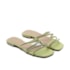 Tamanco Rasteira Lu Rezende Feminino Matcha