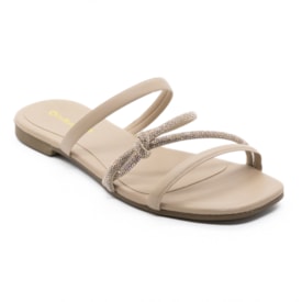 Tamanco Rasteira Lu Rezende Feminino Nude