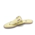 Tamanco Rasteira Lu Rezende Feminino Ouro Light