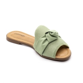 Tamanco Rasteira Lumman Feminino Menta