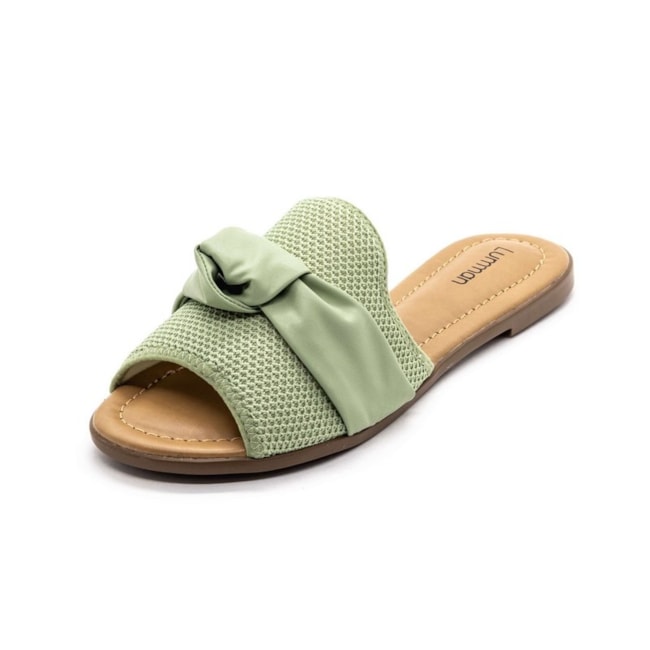 Tamanco Rasteira Lumman Feminino Menta