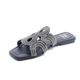 Tamanco Rasteira Moleca Feminina Preto Tamanco Rasteira Moleca Feminina Preto