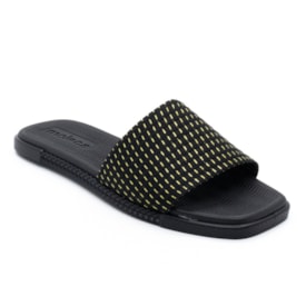 Tamanco Rasteira Moleca Feminino Preto