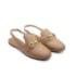 Tamanco Rasteira Salto Baixo Beira Rio Mulle Feminino Camel