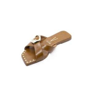 Tamanco Rasteira Vizzano Feminino Caramelo