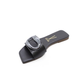 Tamanco Rasteira Vizzano Feminino Dark Grey