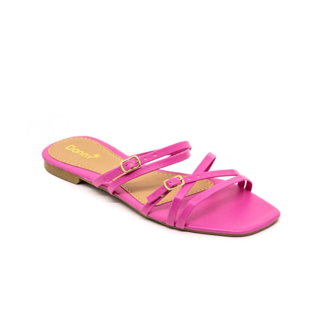 Tamanco Rasteiro Danny Feminino Pink