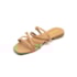 Tamanco Rasteiro Danny Feminino Tan