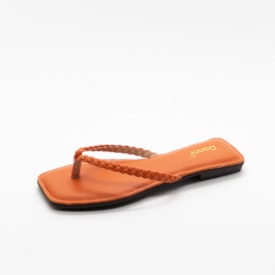 Tamanco Rasteiro Danny Feminino Tan
