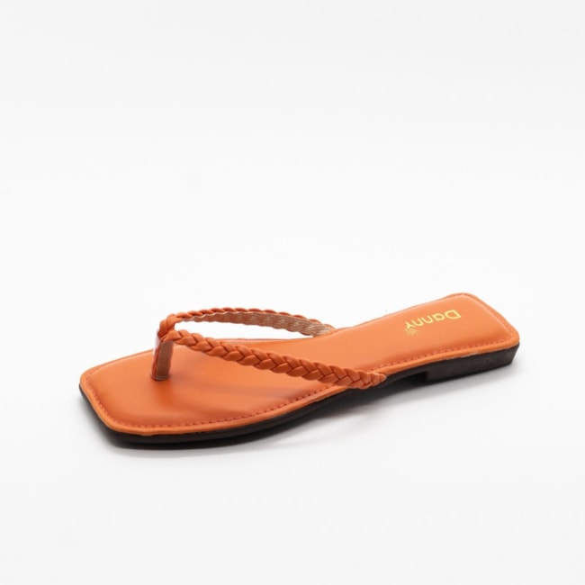 Tamanco Rasteiro Danny Feminino Tan