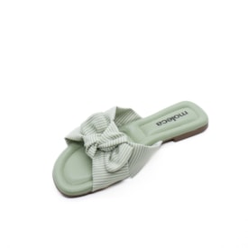 Tamanco Rasteiro Moleca Feminino Multi Verde